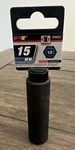 Performance Tool M865 1 2in Dr 15mm Dw Impact Socket. Fixed Price $7.95.