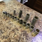 Lot Of 16 3/8" Snap On Drive Sockets. Fixed Price $119.99.