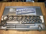 22 Piece Allied 3/4" Drive Sae Socket Set. Fixed Price $70.00.