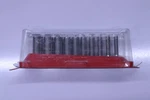 Snap-on 10 Piece 1/4" Drive 6-point Sae Deep Socket Set 3 /16"- 9/16" Pakty219. Fixed Price $114.99.
