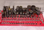 Snap On 59pc Impact 1/2 & 3/8 Drive Socket Set. Fixed Price $350.00.