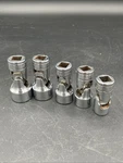 Snap-on 5 Piece 3/8" Drive Sae Swivel 6pt Socket Partial Set Chrome 7/16 -3/4. Fixed Price $60.00.
