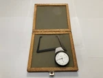 Fowler 2.4"-3.2" Deluxe External Dial Caliper Snap Gage 52-554-207 W/ Wooden Box. Fixed Price $75.00.