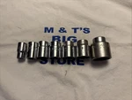 Mac Tools Usa 1/2" Drive 12pt 7pc Chrome Sae Socket Set - 1-1/4". Fixed Price $84.00.