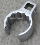 Snap On 3/8" Drive 1" Deep Flare Nut Crowfoot Wrench Full Polish Usa Made. Fixed Price $33.00.