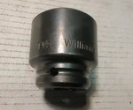 Williams 6-648 Usa 3/4 Dr Socket 1-1/2" 6pt Shallow Very Light Use.. Fixed Price $9.90.