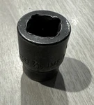 Snap-on Tools 3/8" Drive 6pt 7/16" Sae Shallow Impact Socket Imf140. Fixed Price $13.00.