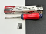 New Snap-on Tools Usa American Airlines Hard Handle Ratchet Screwdriver, Ssdmr4b. Fixed Price $399.99.