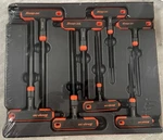 Snap-on Orange 8 Pc Metric T-shaped/l-shaped Hex Wrench Set (2 10 Mm) Awsgm800bo. Fixed Price $129.99.