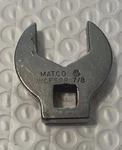 Matco Tools 7/8" Open End Crowfoot Wrench 3/8" Drive Wcfs28 Made In Usa. Fixed Price $22.50.
