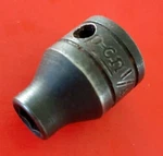 Snap-on Tools Usa 3/8" Drive 1/4" Black Oxide Shallow Socket Gfs081. Fixed Price $15.83.