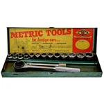 Thorsen M3816 Metric Socket Set - 3/8" Drive, Usa, Mid 1950s, Complete Vintage. Fixed Price $97.30.