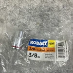 Kobalt 3/8 Inch Drive 6 Point Sae Socket Red Color Band. Fixed Price $8.00.