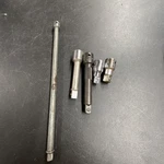 Cornwell Tools Msic Extentions 1/2 And 3/8 5 Pieces. Fixed Price $50.00.