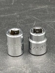 Mac Tools X148 And X168 3/8" Drive 8 Pt Shallow Sockets. Fixed Price $12.00.