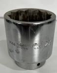Proto Challenger 2-3/8" Standard Socket 3/4" Drive 12 Point Usa Tool Pn 1868. Fixed Price $39.99.