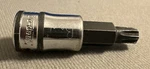 Snap-on Tools S6010 Polydrive, 6 Ribe Bit Driver Socket. 3/8" Drive. Fixed Price $18.00.