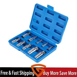 Bit Socket Set 10 Pcs Spline W/ Case 12 Points With Carrying. Fixed Price $15.99.