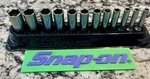 Snap On 1/4 Metric Deep Socket Set 6 Point. Fixed Price $150.00.