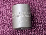Proto 7212m, 12mm Standard Imapct Socket, 3/8" Drive, 6 Point, New Old Stock. Fixed Price $4.99.