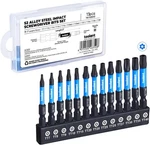 Toolant 2 Impact Torx Bit Set 13pcs (tt7-tt40), 1/4 Hex-shank 2"*13pcs. Fixed Price $14.52.
