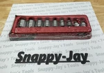 Snap-on Tools New 9pc 3/8 Drive Sae 12 Point Chrome Low Profile Socket Set 209rf. Fixed Price $174.95.