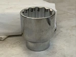 Jobsmart 1-7/8in. 3/4 Drive 12pt Socket, Cr-v, Chrome Finish. Fixed Price $8.00.