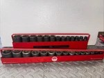 Mac Tools 28pc 1/2 Sae Impact Socket Sets Shallow And Deep 3/8 To 1 -1/4. Fixed Price $399.99.