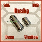 Husky 1/4" Drive Sockets Shallow Deep - 6 Point Sae Metric Any Size Tools. Fixed Price $9.55.