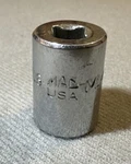 Mac Tools 1/4" Drive 7/16" 6pt Shallow Chrome Socket M146r. Fixed Price $13.00.