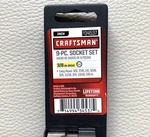 Craftsman Vtg. Nos Usa 34537 9pc 3/8" Drive Sae 3/8-7/8 Socket Set. Fixed Price $45.95.