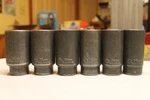 Lot Of 6 Matco Tools Dtl4903* 1/2" Drive Pt. Deep Sockets Metric. Fixed Price $80.96.