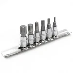 Dakcos 6pcs Spline Socket Set, 1/4" Drive, Xzn Triple Square Bit S2 Steel. Fixed Price $19.99.