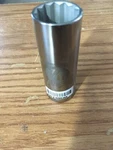 Arm 7/8" 12pt 1/2" Drive Deep Socket. Fixed Price $20.00.