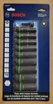 Bosch Itdso12v10 10 Pc. Impact Tough Deep Well 1/2" Socket Set With 1/4" Hex. Fixed Price $39.99.