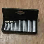 Sk Tools 3/8 Drive 8pc Deep Socket Set To 13/16 Diamond Logo Metal Case. Fixed Price $44.99.