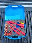 Westward 1000 Volt Insulated Socket Set,metric,3/8 Dr. Fixed Price $100.00.