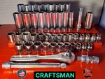 Craftsman 3/8" Dr 49pc Sae/mm Socket/rachet Set. Fixed Price $120.00.