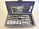 Vintage O-ratchet 34762 Socket Set. Sae 10-pc In Original Case (cjl006819). Fixed Price $19.99.