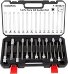 Tommars 14-pc Long Torx Bit Socket 14-piece, T10-t70. Fixed Price $52.35.