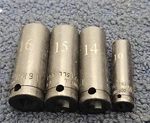 Cornwell Pm2216ll Pm2215ll Pm2214ll 3/8" Dr, Pm0210l 1/4" Dr 6pt Impact Sockets. Fixed Price $70.11.