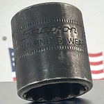 Snap-on Impact Socket Imdfml18 18mm Metric Shallow 12pt 3/8in Drive Usa Tool. Fixed Price $19.89.