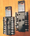 Task Force 20pc. 1/4" Sae & Metric Socket Sets #0096603 One Incomplete (photos). Fixed Price $24.50.