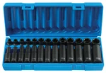 Grey Pneumatic 26pc Short And Deep Metric Impact Socket Set, 7-19mm #1226m. Fixed Price $102.29.