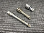 Snap-on Tools Usa Sx2 Sx3 Sx5 3 Piece 1/2 Drive Chrome Extensions. Fixed Price $39.95.