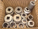 (15) Usa Vintage 1" Drive Sockets Williams/ Bonney/ Blackhawk + More Free Ship. Fixed Price $120.00.