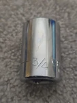 Craftsman 44059 3/4" 6pt Socket 1/2" Drive G Series Usa 4544. Fixed Price $5.95.