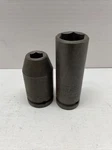 Proto 3/4 Drive Impact Sockets Lot Of 2 Sizes: 5/8 Thick Wall And 1 Thin. Fixed Price $22.99.