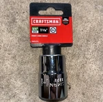 Craftsman Chrome Socket, 3/4-inch Drive, 12 Point, 1-1/16 Inch (cmmt47774). Fixed Price $19.99.