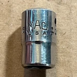 Mac Tools Usa X6 11mm Metric Shallow Socket 3/8" Drive 6 Point Chrome Finish. Fixed Price $12.00.